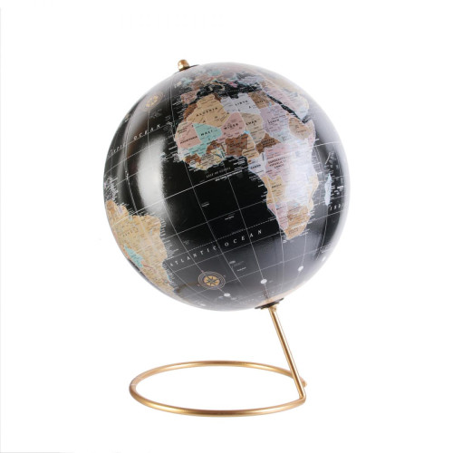 Globe Terrestre Noir et Doré MUNDO Doré 3S. x Home Meuble & Déco