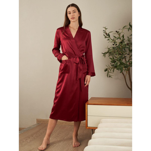 LilySilk - Robe De Chambre En Soie Longue Classique  - Mode femme LilySilk