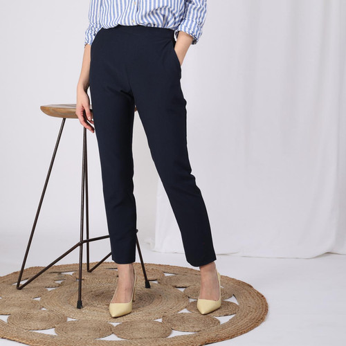 3S. x Le Vestiaire - Pantalon taille élastiquée Virgile - Mode : Rentrée prix minis
