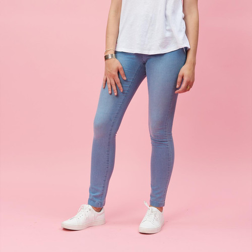 3 SUISSES - Tregging en jean élastique femme - Promo Pantalon