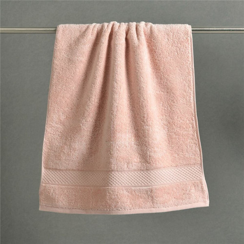 Serviette de Toilette en coton AIRDROP rose nude Becquet Linge de maison