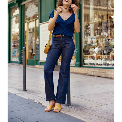 Pantalon SONNY - Brut bleu en coton La Petite Etoile Mode femme