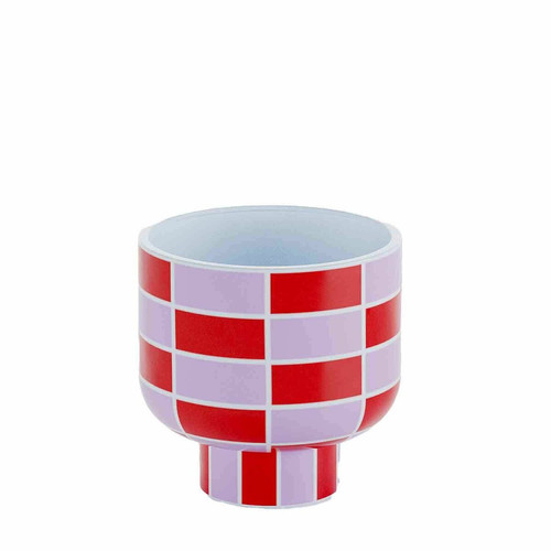 POTIRON PARIS - Vase rond rouge - Promo Objets Déco Design