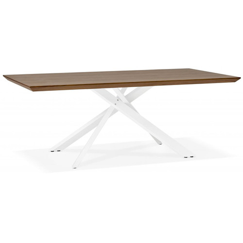 3S. x Home - Table à Manger Couleur Noyer ROYALTY - Table Design