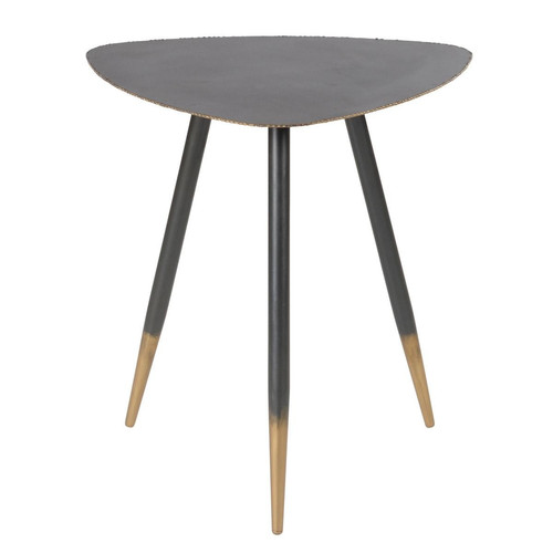 3S. x Home - Table Basse 50cm en Métal Noir et Doré EDNA - Tables basses scandinaves