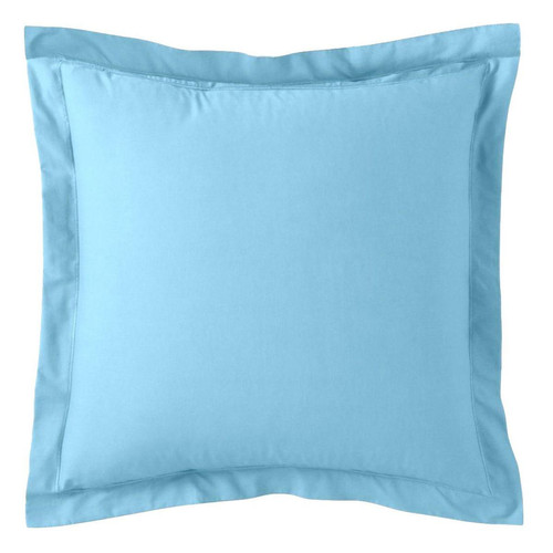 3S. x Tertio (Nos Unis) - Taie d'oreiller coton TERTIO® - Bleu Lagon - Linge de lit matiere naturelle
