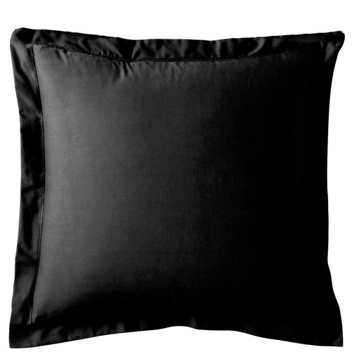 3S. x Tertio (Nos Unis) - Taie d'oreiller polycoton TERTIO® - Noir - Taies d oreillers traversins noir