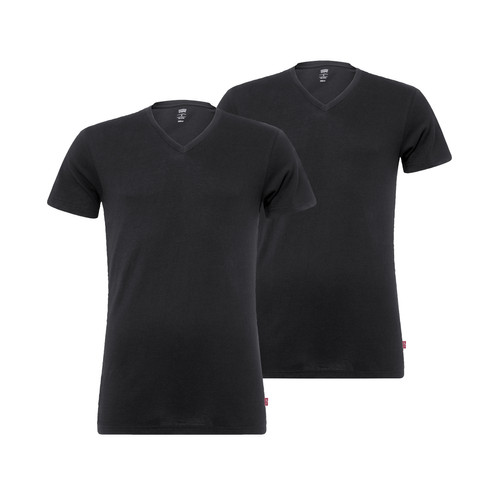 Set de 2 tshirts manches courtes - Noir en coton  Levi's Underwear LES ESSENTIELS HOMME