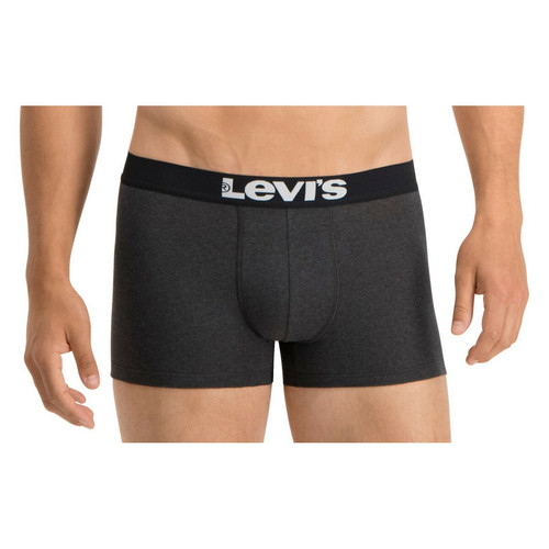 Lot de 2 boxers ceinture élastique - Gris en coton Levi's Underwear LES ESSENTIELS HOMME