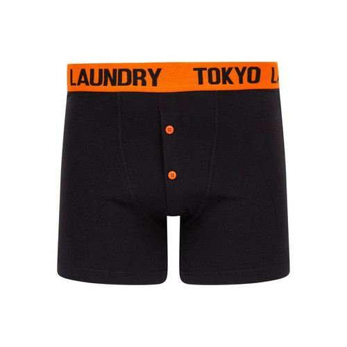 Pack boxer homme orange en coton Tokyo Laundry LES ESSENTIELS HOMME