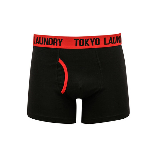 Pack boxer homme rouge en coton Tokyo Laundry LES ESSENTIELS HOMME