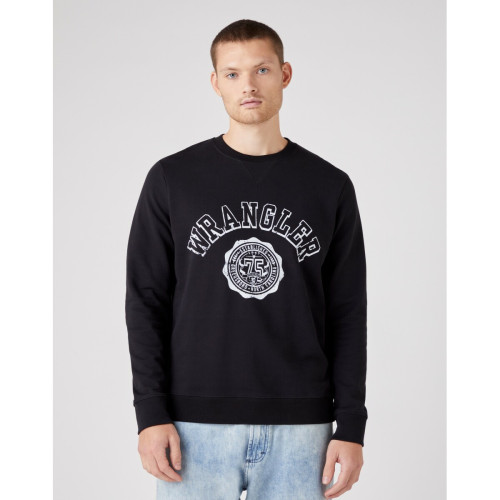 Wrangler - Sweatshirt pour homme en coton - Wrangler Vêtements