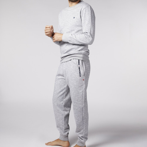 Pyjama Long homme en Coton - Gris Chiné - Dodo Homewear Dodo Homewear LES ESSENTIELS HOMME