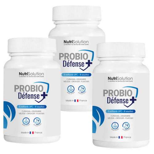 NutriSolution - Probio Défense + Digestion - X3 - Compléments Alimentaires