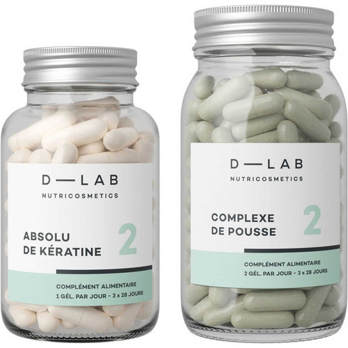 D-Lab - Duo Nutrition-Capillaire 3 Mois - D-LAB Compléments Alimentaires Cheveux