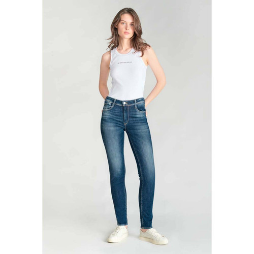 Le Temps des Cerises - Jeans push-up slim taille haute PULP, longueur 34 bleu Nea - Nouveautés jeans femme