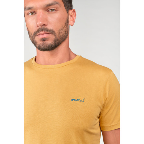 Tee-Shirt WUNTH jaune en coton Le Temps des Cerises