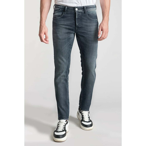 Le Temps des Cerises - Jeans ajusté stretch 700/11, longueur 34 bleu en coton Noel - Jeans Slim Homme