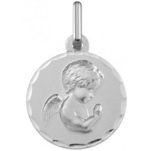 Médaille Argyor 1B602419N H1.4 cm - Or Blanc Blanc Argyor LES ESSENTIELS ENFANTS