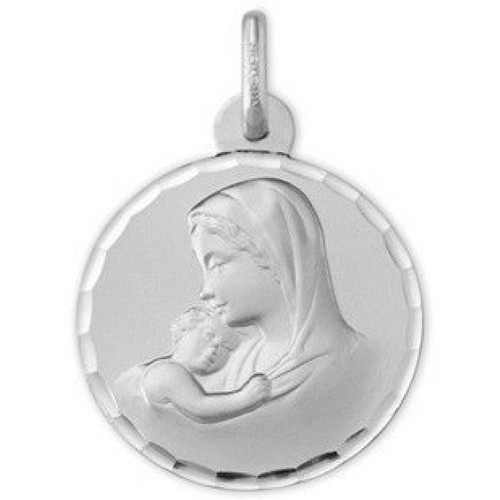 Médaille Argyor 1B604235N H1.8 cm - Or Blanc Blanc Argyor LES ESSENTIELS ENFANTS