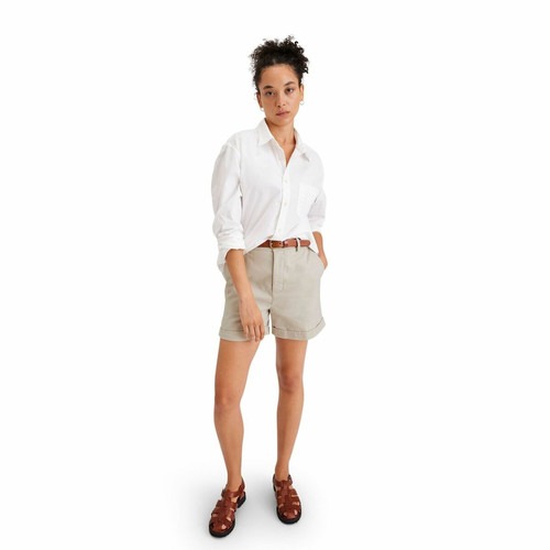 Dockers - Short  beige en coton - Mode femme Dockers