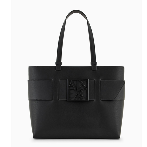 Armani Exchange - Sac shopping S noir - Sac, ceinture, porte-feuille femme
