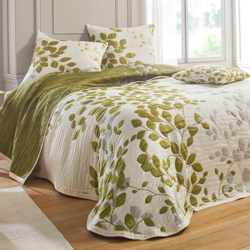 Becquet - Jeté de lit Vert - Plaid Design