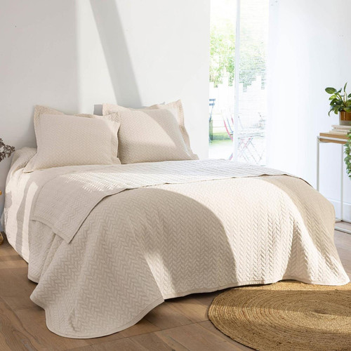 Becquet - Jeté de lit  - Couvre lits jetes de lit blanc