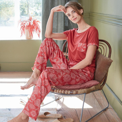 Becquet - OTTOLONG Pyjama femme motif cachemire - Loungewear Becquet