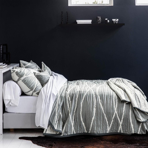 Couvre lit en polyester MIKADA  Becquet Linge de maison