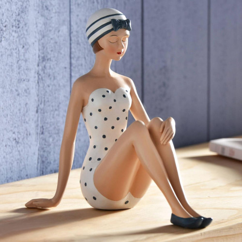 Becquet - Statuette femme HAZEL assisevoir - Statue Et Figurine Design
