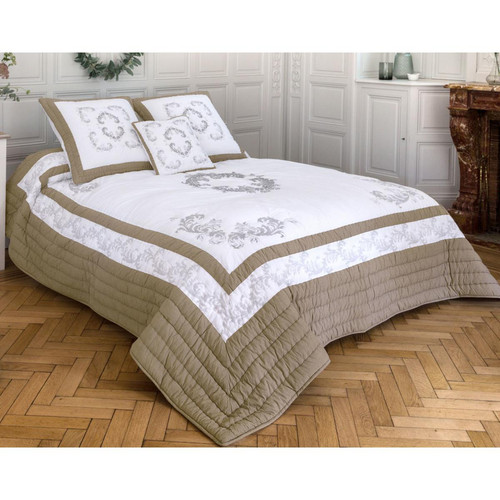 Becquet - Boutis ARGENTAN - Couvre lits jetes de lit imprime