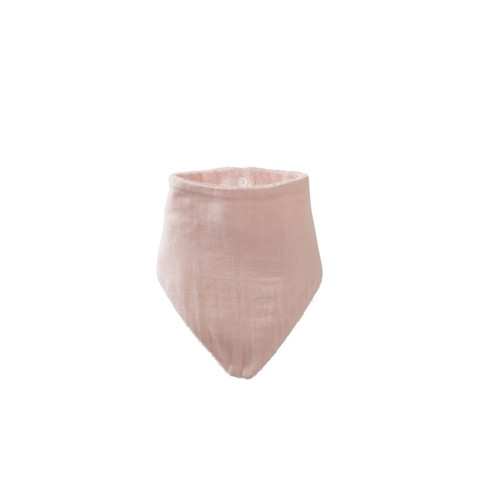 Becquet - Bavoir 33x19 en Gaze de coton Rose - Vêtement bébé enfant