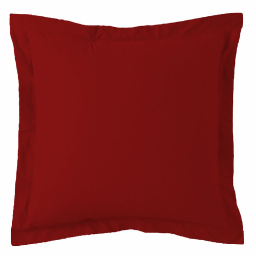 3S. x Tertio (Nos Unis) - Taie d'oreiller coton TERTIO® - Terracotta - Linge de lit rouge