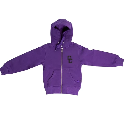 Sweatshirt Kids Sweat Zip Capuche P Varsi violet Compagnie de Californie LES ESSENTIELS ENFANTS