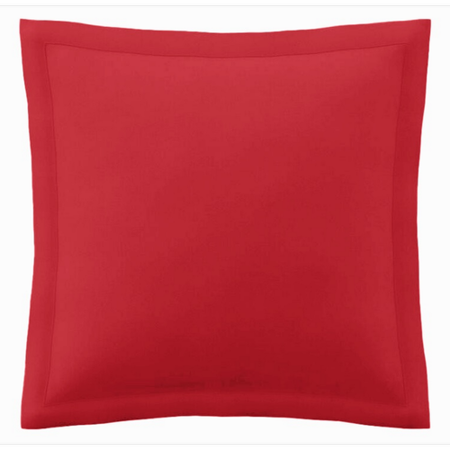 3S. x Tertio (Nos Unis) - Taie d'oreiller coton TERTIO® - Rouge Carmin - Promo Linge de maison