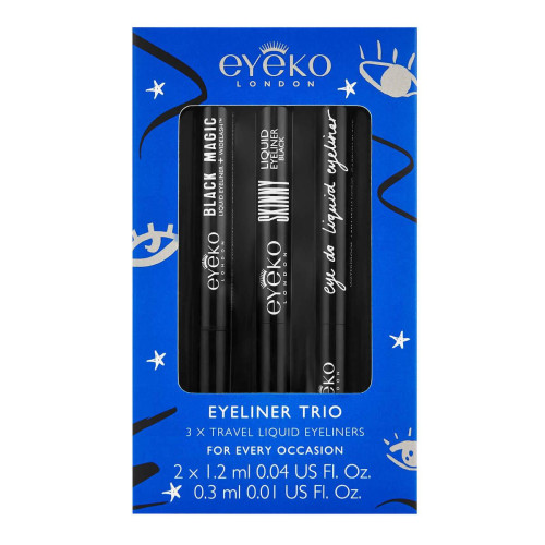 Eyeko - Coffret Découverte Eyeliners Noir Intense - Mini Liner Trial Kit - Coffret