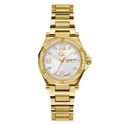 Montre femme Gc Legacy Lady Z20008L1MF avec bracelet en acier doré Doré GC Mode femme