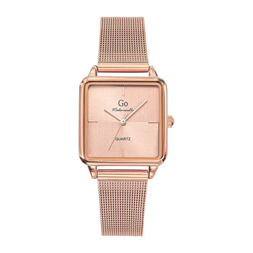 Go Mademoiselle - Montre pour femme 695489 avec bracelet en acier doré rose - Go mademoiselle Montres