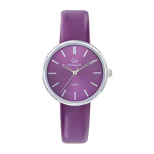 Montre pour femme 699442 avec bracelet en résine violette Violet Go Mademoiselle Mode femme