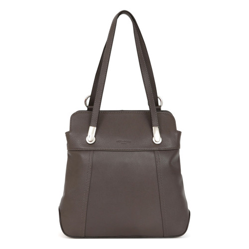 Sac transformable Cuir CONFORT Taupe Quin Taupe Hexagona Mode femme