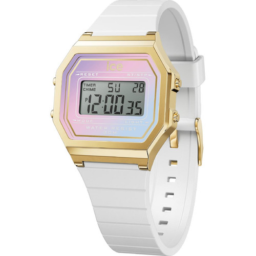 Montre Femme ICE digit retro - White delight - Small Blanc Ice-Watch Mode femme