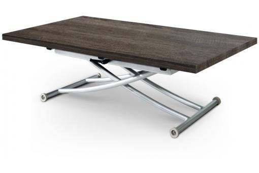 3S. x Home - Table Basse Relevable à Rallonge bois vintage Ella - Nouveautés Meuble Et Déco Design