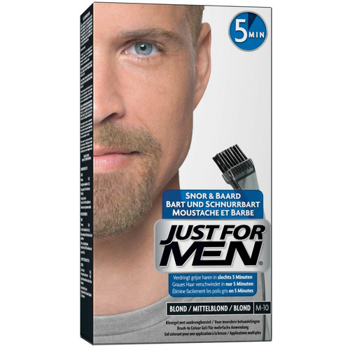Just for Men - COLORATION BARBE Blond - Couleur naturelle - Coloration cheveux Just For Men - N°1 de la Coloration pour Homme