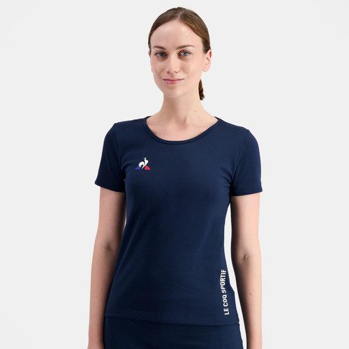 Le coq sportif - T-shirt Femme manches courtes TENNIS N°1 W dress blues - Le Coq sportif pour femmes