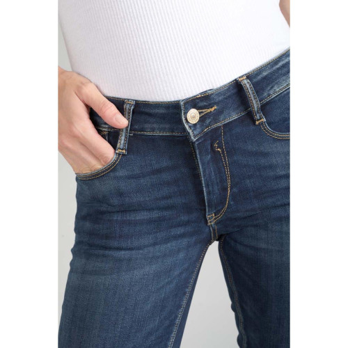 Le Temps des Cerises - Jeans push-up regular, droit PULP, longueur 34 bleu en coton Gigi - Jean femme
