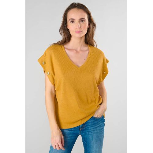 Tee-Shirt NARCISS jaune Lucy Le Temps des Cerises Mode femme