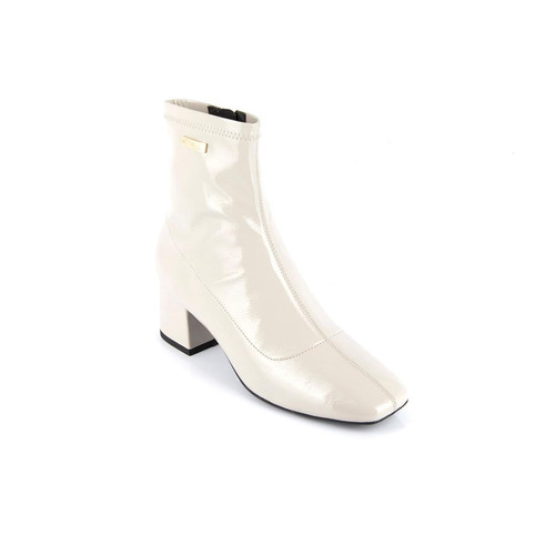 Boots femme blanc vernis DANIELA Les Tropéziennes par M.Belarbi Mode femme