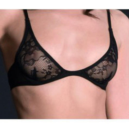 Soutien-Gorge Balconnet Noir en nylon Maison Close Mode femme