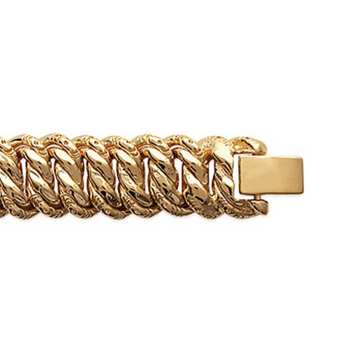Maison de la Bijouterie - Bracelet femme maille américaine plaqué or - YZYYY0ZU - Maison de la Bijouterie de type bracelet